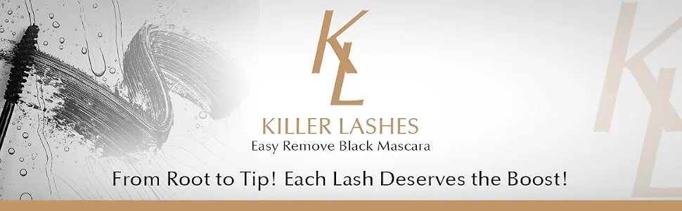 KL Killer Lashes Easy Remove Smudge Free Mascara Black for Fuller and Longer Lashes - kl killer lashes mascara black easy to remove