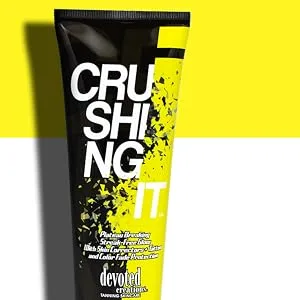 Devoted Creations Crushing It Dark Tanning Lotion 8.5 oz - dc, tan, bronzing lotion, bronze, bronzer lotion, aloe vera based, tan, dark tan, dark tanning