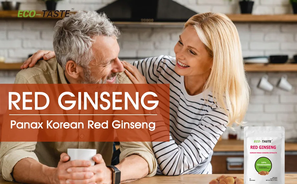 ECO-TASTE Red Ginseng Root Extract Powder-Korean Panax  10% Ginsenosides  60g - red ginseng title