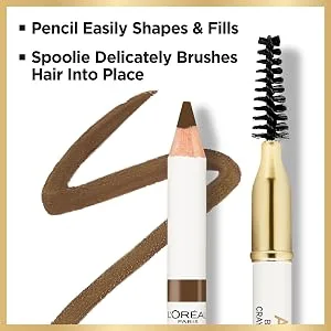 L'Oreal Paris Age Perfect Brow Magnifying Pencil with Vitamin E  Blonde - how to shape and fill eyebrows