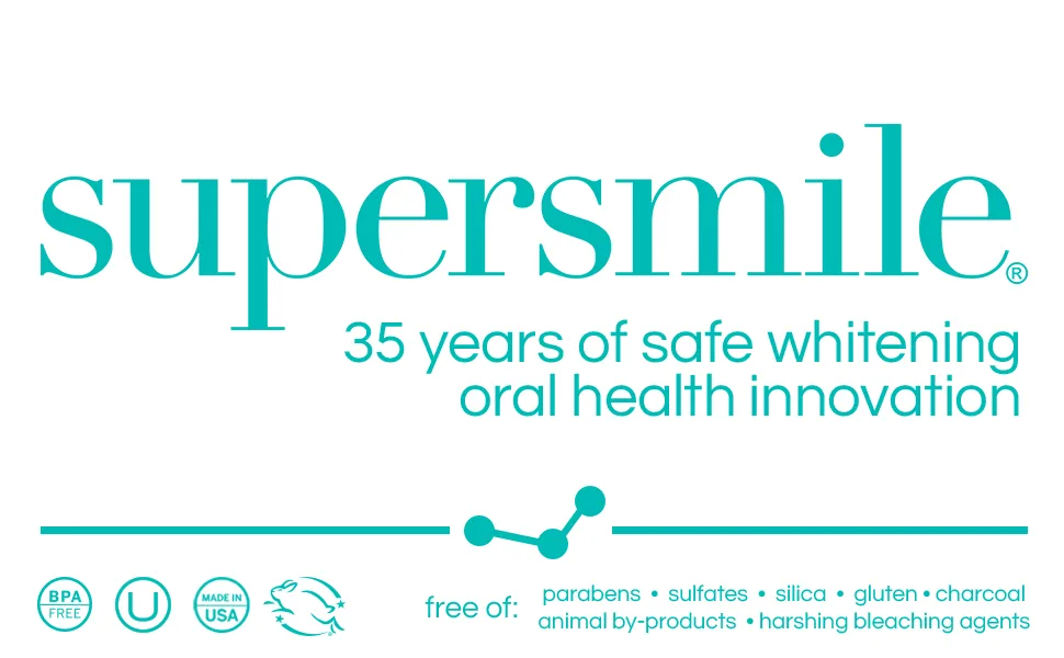 Supersmile Professional Whitening Accelerator - Powerful Whitening without Sensitivity - Safe and Effective on Dental Restorations (8 oz) - supersmile