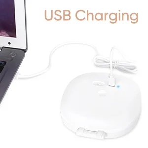 KEDSUM Lighted Compact Mirror  1X/10X Magnifying Mirror  Travel Makeup Mirror with Rechargeable LED Lights  Dimmable Double Sided Folding Mirror  Portable  Daylight  USB Charging (White) - product information 23