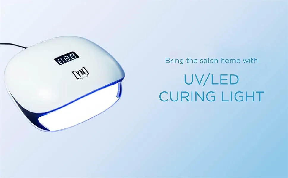 Young Nails UV LED Curing Light - Nail Lamp for Acrylic and Gel Nails - Professional UV Light Curling Lamp for Nails - Product Image