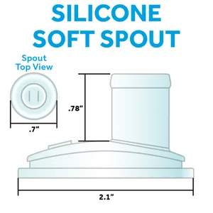 Re-Play Silicone Soft Spout Replacements (6pk) - silicone valves