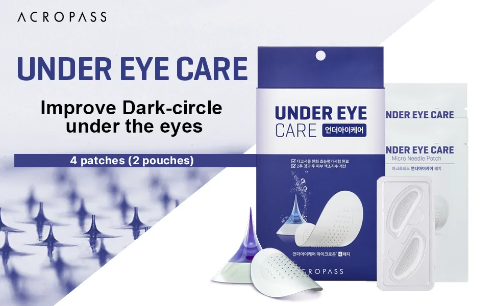  Acropass UNDER EYE CARE microcone patch | Decreases the Appearance of Dark Circles and Eye Bags | Microcone patch | Under Eye Patch | Eye Patch - ACROPASS UNDER EYE CARE