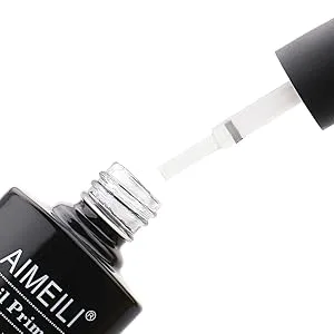AIMEILI Nail Prep Bond Primer  U V LED Gel Foundation for Acrylic Powder and Builder Nail Gel - nail art