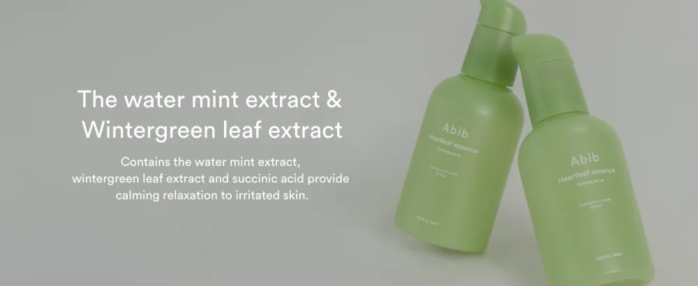 Abib Heartleaf Essence Calming Pump 1.69 fl oz / 50ml I Essence for Face  Instant Relief for Redness - Calming Relaxation
