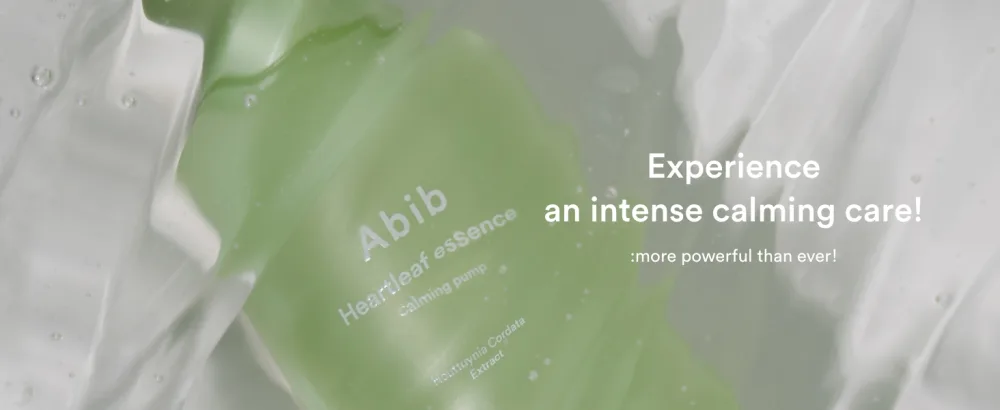 Abib Heartleaf Essence Calming Pump 1.69 fl oz / 50ml I Essence for Face  Instant Relief for Redness - Intense Calming Care