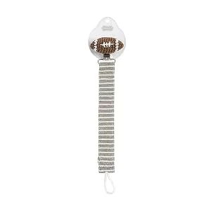 Mud Pie Knit and Crochet Pacifier Pacy Clips (Football)  one Size fits Most - product information 2