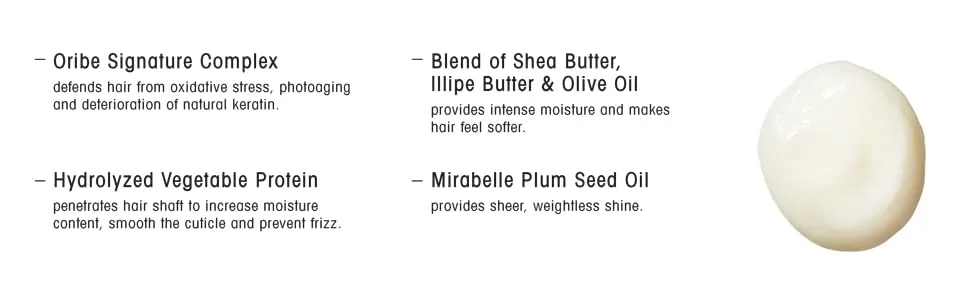 Oribe Conditioner for Moisture & Control 6.8 fl oz - Ingredients