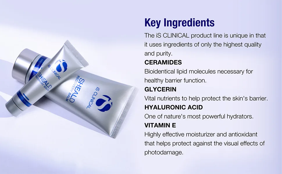 iS CLINICAL Sheald Recovery Balm  hydrating dry skin face moisturizer with healing properties. 2 Ounce - best moisturizer