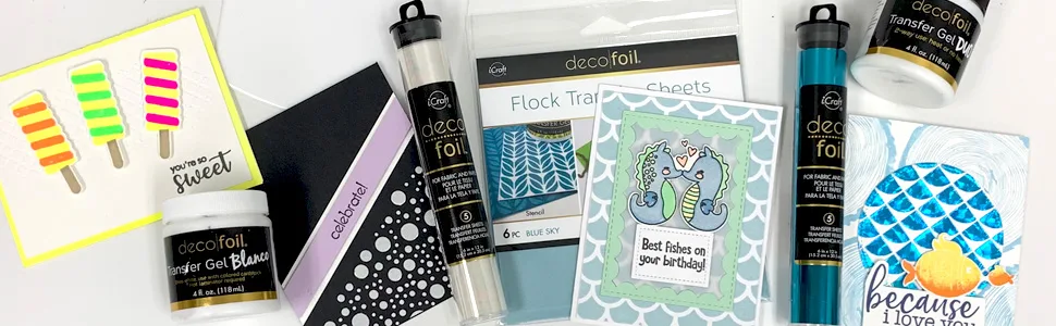 iCraft Deco Foil Transfer Gel DUO Clear - Deco Foil Transfer Gels