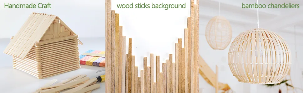 Pllieay 60 Pieces Bamboo Sticks Wooden Craft Sticks Extra Long Sticks for Crafting (15.7 Inches Length   3/8 Inches Width) - product information 11