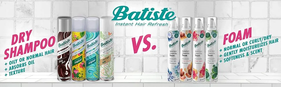 Batiste Waterless Cleansing Foam Cleanse and Hydrate with Cactus Water  3.60 OZ  White - product information 10