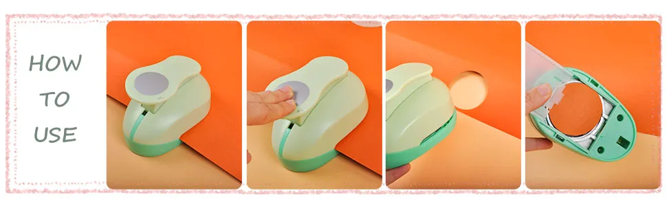 UCEC 2 Inch Paper Punch  Circle Paper Punch  DIY Handmade Craft Punch Shape Circle Punch Great for Crafting Scrapbooking Cards Arts Fun Projects Circle 2 Inch - product information 25