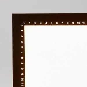Upgraded A2 Light Pad  3-Color Light Setting Diamond Painting Light Board  Stepless Adjusted Brightness Large Size Tracing Board with Clips 25x18 INCH - Luminous scale