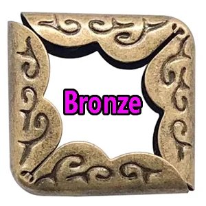 150PCS Book Corner Protector Metal Corner Cover for Scrapbook Album Menu Folder Include 50PCS Gold  50PCS Silver and 50PCS Bronze - xijie1