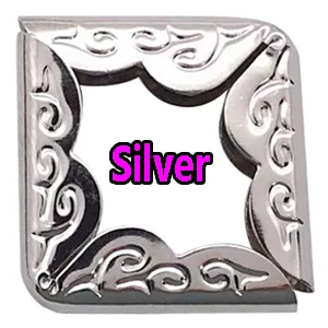 150PCS Book Corner Protector Metal Corner Cover for Scrapbook Album Menu Folder Include 50PCS Gold  50PCS Silver and 50PCS Bronze - yinse