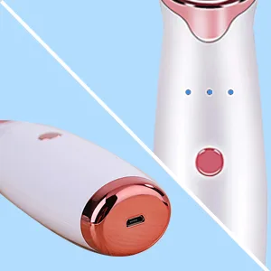 Blackhead Remover Pore Vacuum Cleaner- Electric Blackhead Vacuum Acne Comedone Whitehead Extractor Pore Cleaner Kit USB Rechargeable Pore Extractor Suction Tool with 5 Different Suction Heads 6 Piece Set - blackhead remover 2