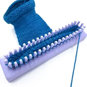 Authentic Knitting Board Adjustable Multi-Knit Loom  snap in parts  small and large gauge - Small Loom Configurations, easy to knit socks, scarves and much more