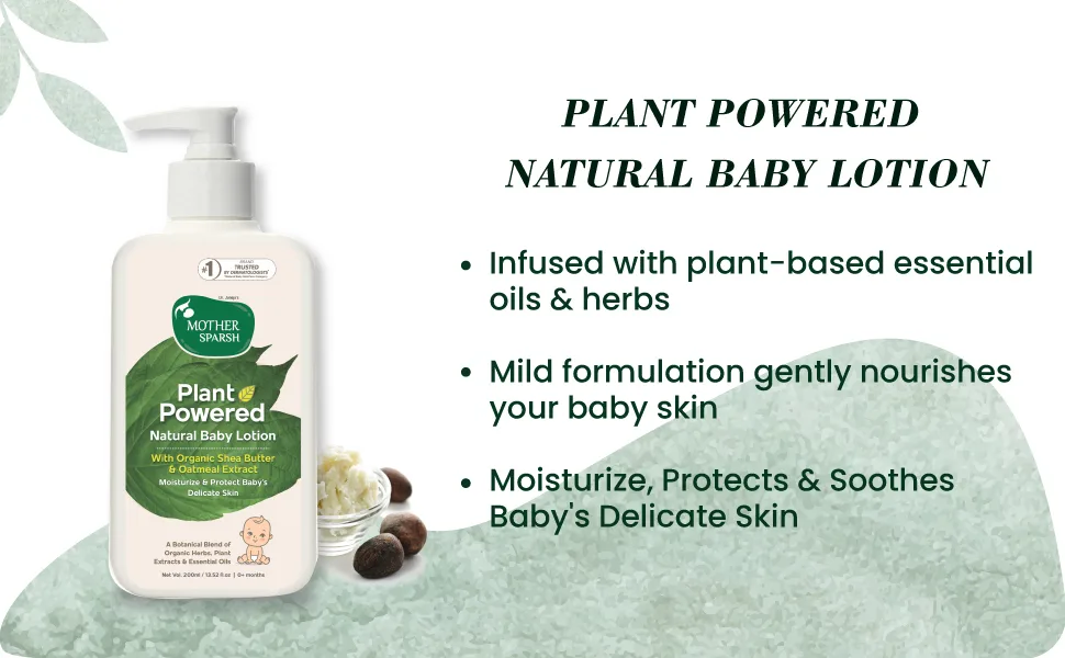 Mother Sparsh Plant Powered Natural Baby Lotion  200ml - product information 4