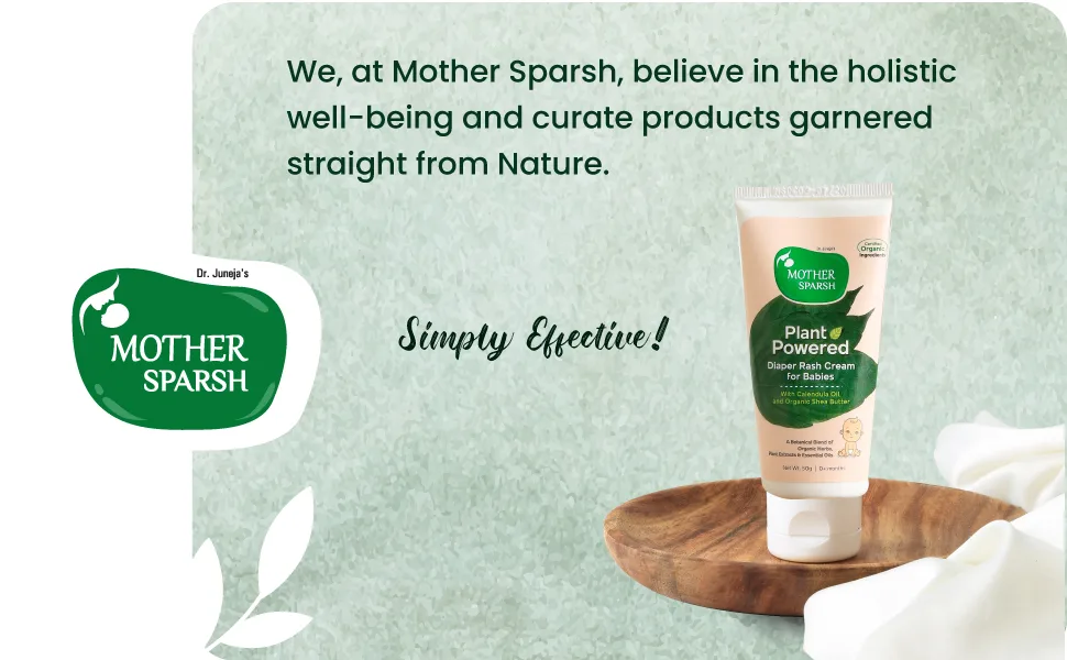 Mother Sparsh Plant Powered Diaper Rash Cream for Babies  50 gm - product information 1