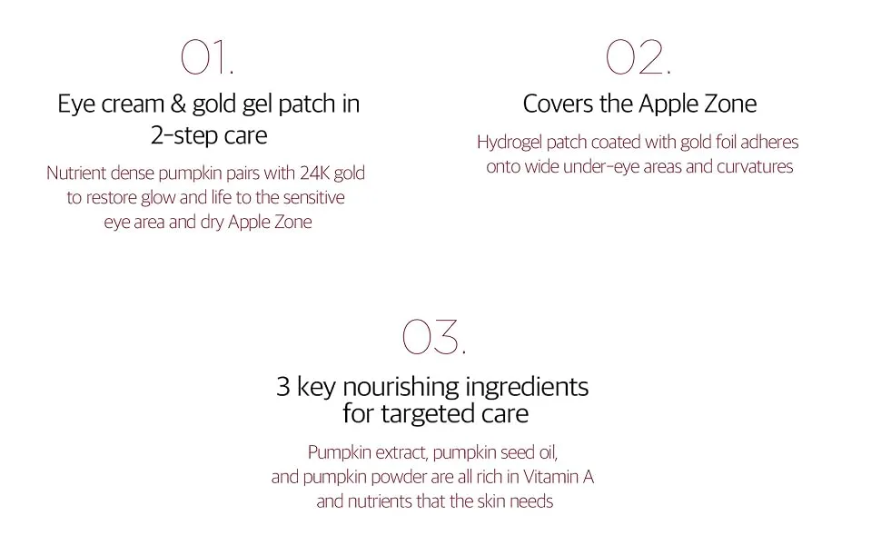 Too Cool For School Pumpkin Hydra Gold Eye Gel Patch - Too Cool for School Pumpkin Hydra Gold Eye Gel Patch 2
