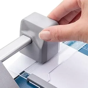 Dahle 508 Personal Rotary Trimmer  18 Cut Length  5 Sheet Capacity  Self-Sharpening  Automatic Clamp  German Engineered Paper Cutter - self sharpening, self sharpening blade,