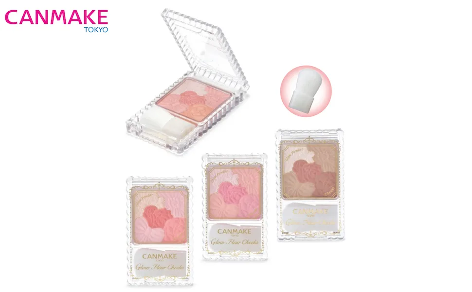 CANMAKE GLOW FLEUR CHEEKS 12 Cinnamon Latte Fleur - Glow Fleur Cheeks