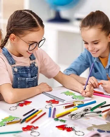 Auihiay 20 Pieces Sanded Shrink Plastic Sheets  Shrink Films Papers Kids Creative Craft  7.9 X 5.7 inch / 20 X 14.5 cm - shrinky art paper