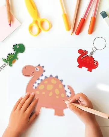 Auihiay 20 Pieces Sanded Shrink Plastic Sheets  Shrink Films Papers Kids Creative Craft  7.9 X 5.7 inch / 20 X 14.5 cm - shrinky plastic kit