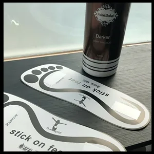 Economy 150 Pairs(300feets) Disposable Black Stick on Feet Spray Sunless Tanning Sole Protector - product information 2