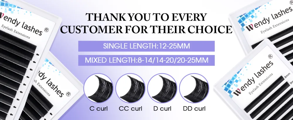 Volume Lash Extensions D Curl 14-20mm Easy Fan Volume Lashes Supply Self Fanning Eyelash Extensions 0.07mm Automatic Blooming Lashes (0.07-D  14-20mm) 0.07 d 14-20mm - easy fans eyelash extension