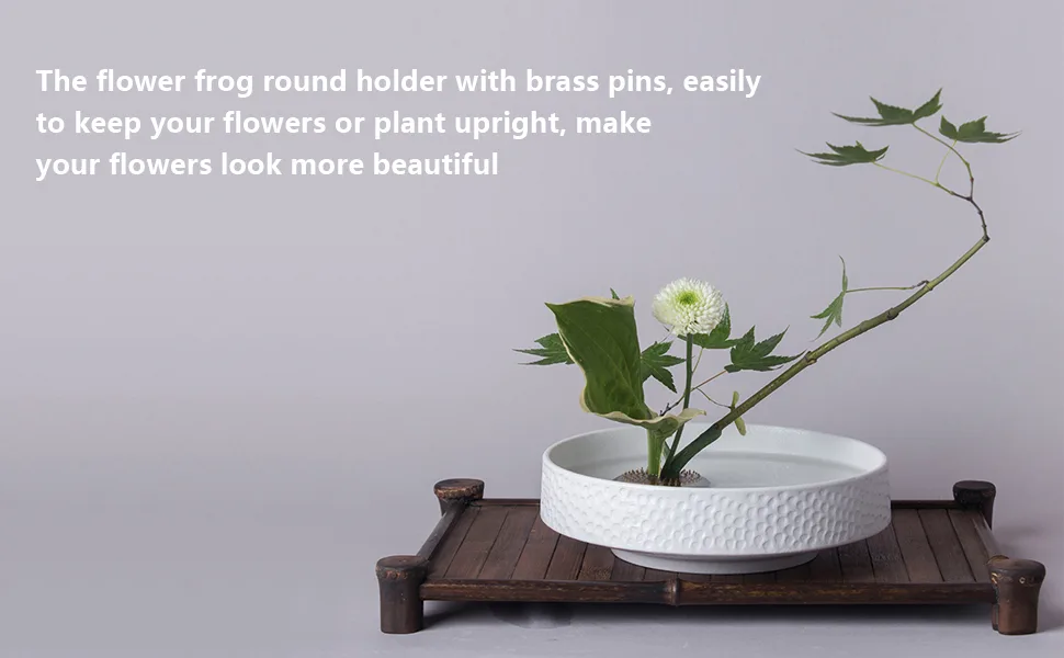 2pcs Flower Frog Round Holder (2.4) - product information 2