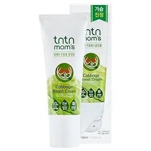 TNTN MOM'S Cabbage Breast Care Set - Patch 8EA + Cream 3.38 Fl oz No More Milk Flow Dry up Breastfeeding Vegan Pregnancy essentials - coolingball
