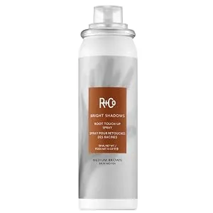 R+Co Bright Shadows Root Touch-Up Spray  1.5 oz Medium Brown - medium brown root touch up spray