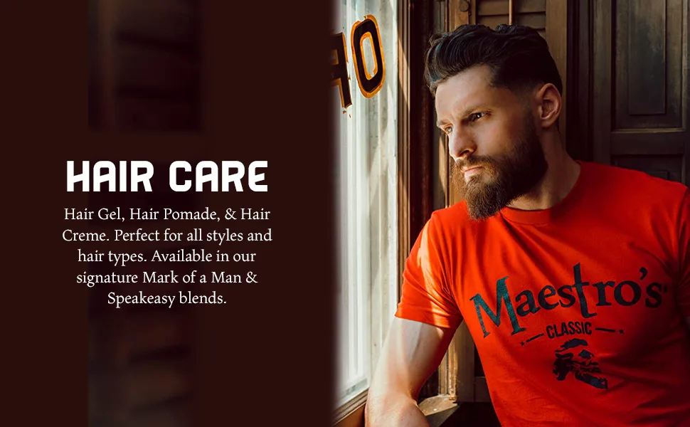 Maestro's Classic BEARD OIL | High-Shine Moisturizing & Taming for All Beard Types & Lengths- Speakeasy blend  2 Ounce - Maestro