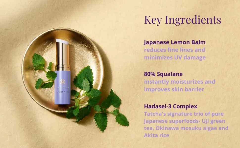Tatcha The Serum Stick: Smooth Dry Fine Lines Instantly & Over Time  8 G | 0.28 oz - tatcha the serum stick