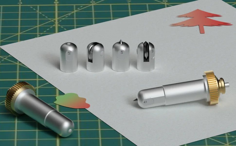 Silver QuickSwap Engraving Tip for Maker Machine - cricut blades