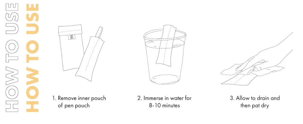 XL Pouches Parent Blue - how to use insulin cooling pouches