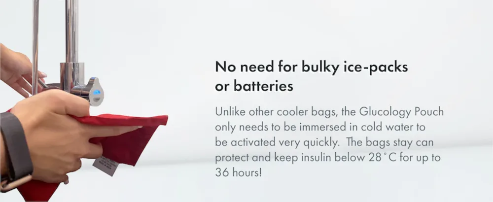 XL Pouches Parent Blue - No need for bulky ice packs or batteries, our bags simply need to be immersed in cold water