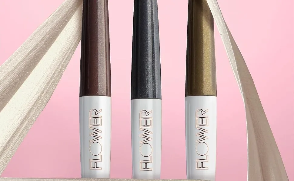 FLOWER BEAUTY Liquid Kajal Blendable Eyeliner | EYE Liner meets Eyeshadow | Rich  Intense Color | Straight Line or Smolder Blend | Jaded - flower beauty
