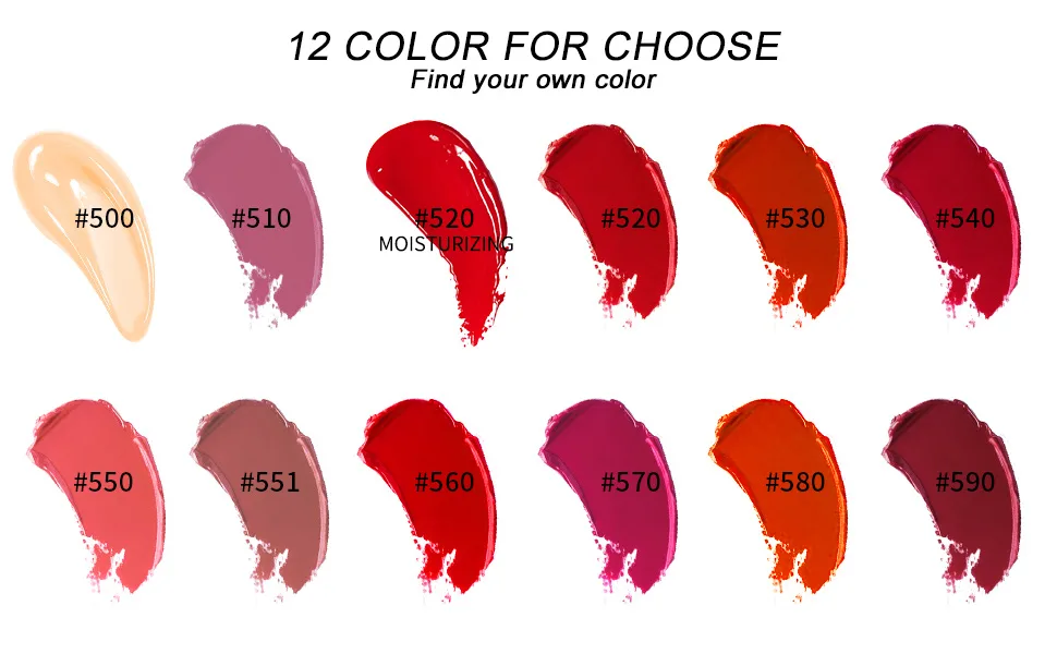 LUOZI Matte Lipstick Waterproof Long Lasting 24 Moisturizing NourishingBrick Red Lips for Mature Women(510 Brick Red) - 12 color for choose