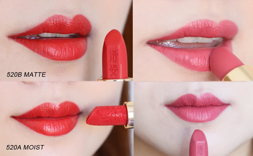 LUOZI Matte Lipstick Waterproof Long Lasting 24 Moisturizing NourishingBrick Red Lips for Mature Women(510 Brick Red) - Color display
