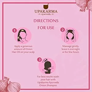 UPAKARMA Onion Black Seed Hair Oil with 12 Essential Oils - 6.8 Fl Oz - onion oil