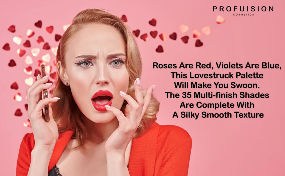 Profusion Cosmetics LoveStruck 35 Shade Palette With Impress You Eyeshadow Palette Highly Pigmented Shades Makeup Blendable - product information 8