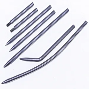 3.5 Micro Fids for Micro Cord/Leather Work - Stainless Steel Paracord Lacing Needles - 2 Piece Set - fid, paracord