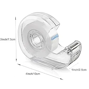 KIDMEN Transparent Tape Clear Tape for Office  Home  School 5 Dispensered Rolls  0.7 x 1300 Inch - product information 2
