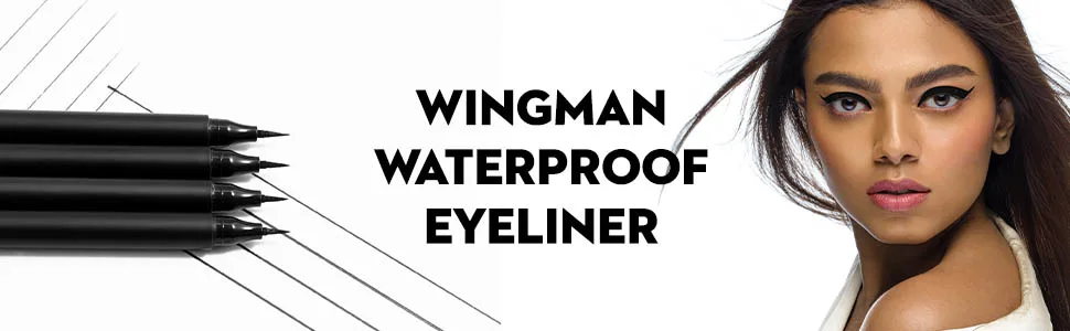 Sugar Cosmetics Wingman Waterproof Microliner01 I'll Be Black (Black)micro precision tip  jet-black formula  Smudgeproof - WINGMAN 2