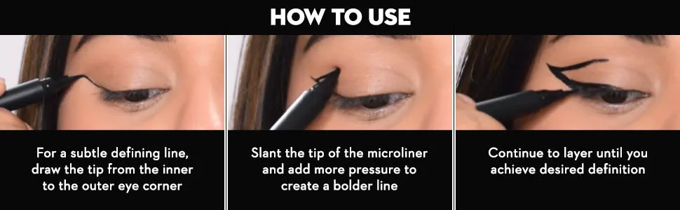 Sugar Cosmetics Wingman Waterproof Microliner01 I'll Be Black (Black)micro precision tip  jet-black formula  Smudgeproof - WINGMAN 4